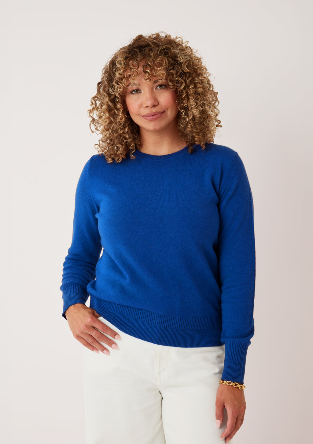 Crew Neck Sweater Lapis