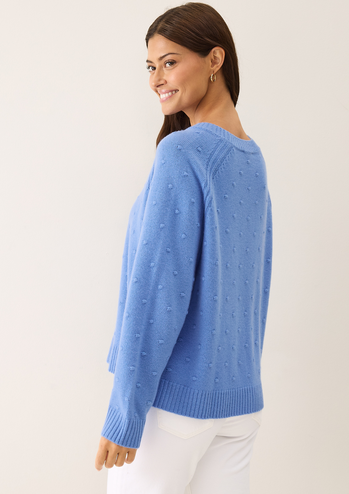 Bobble Sweater in Cornflower Blue