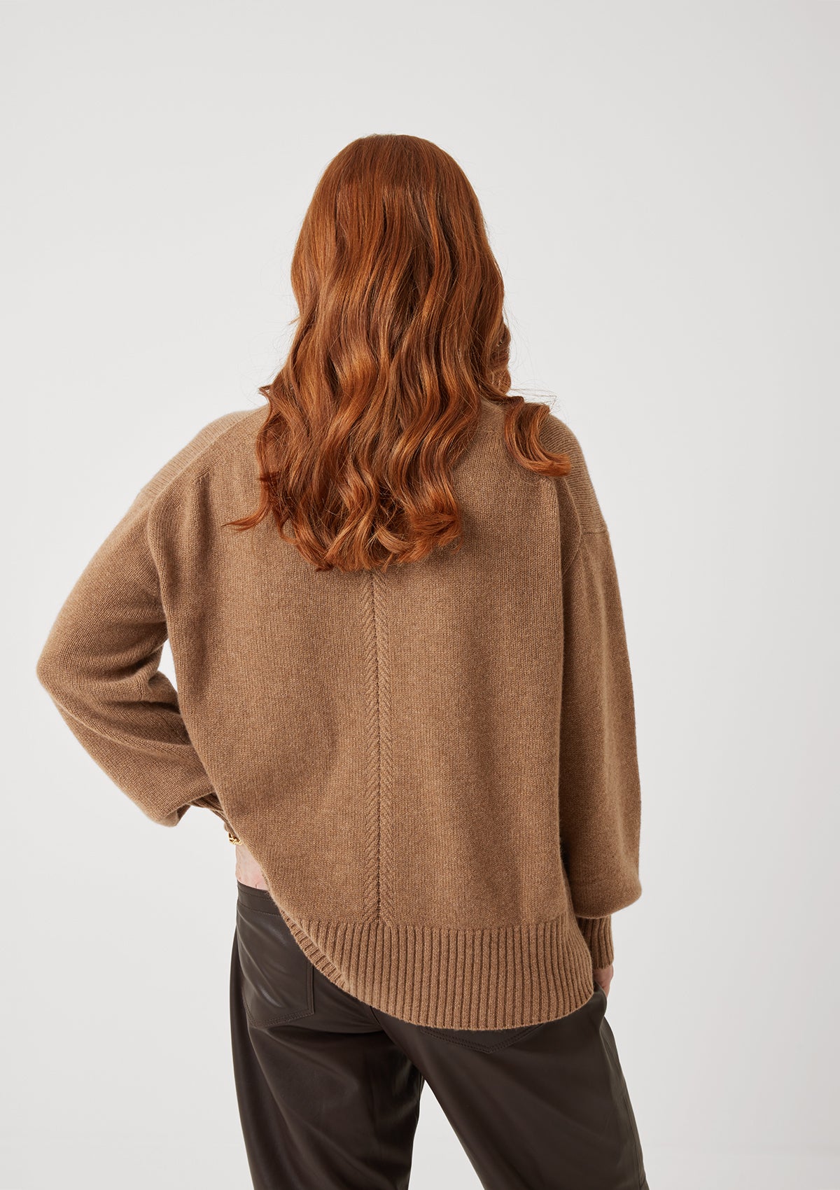 The Ultimate Luxe Crew in Harvest Brown