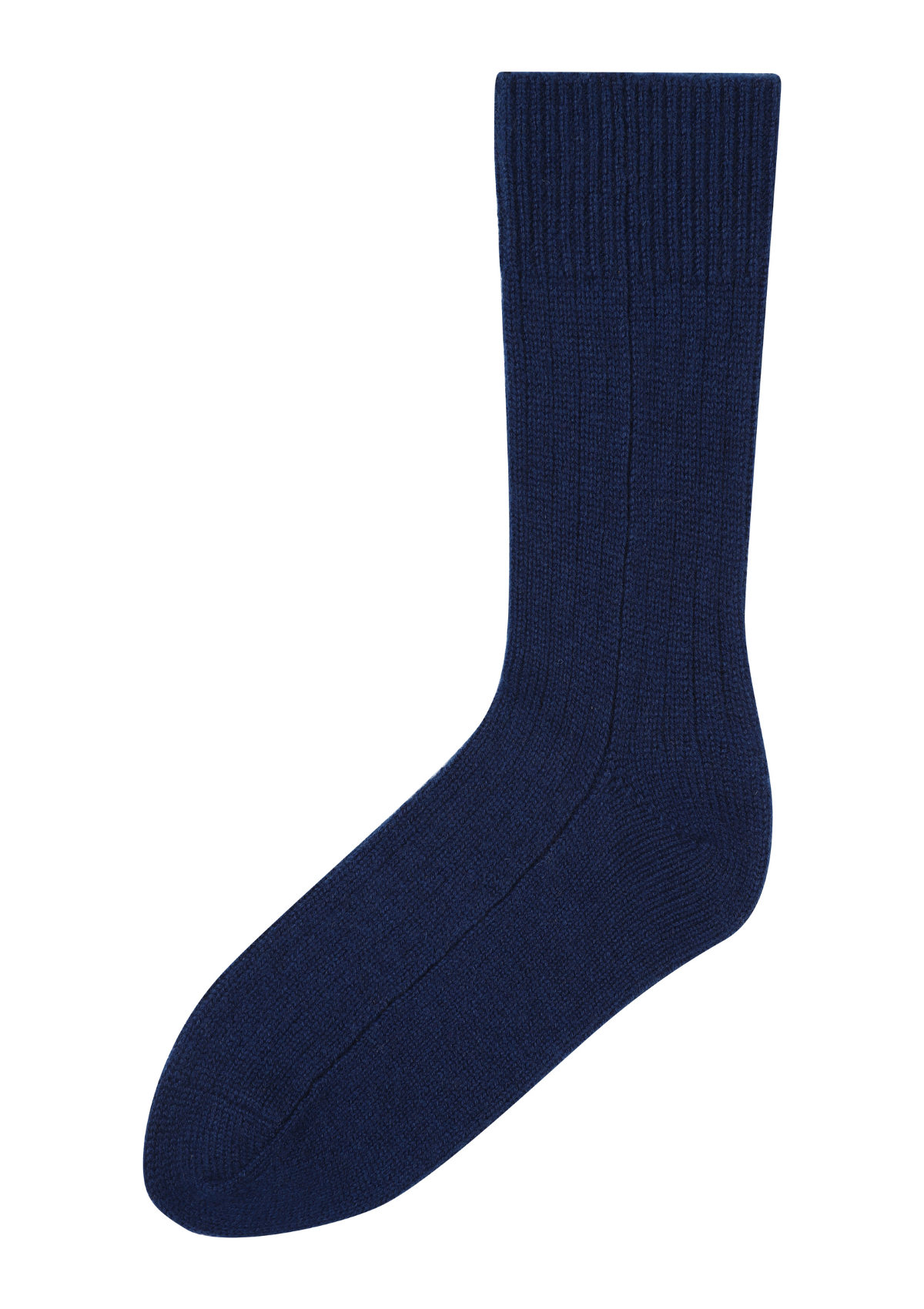 Mens Cashmere Socks in Midnight Blue