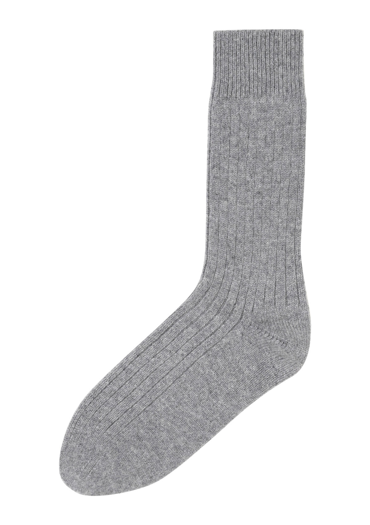 Mens Cashmere Socks in Derby Grey