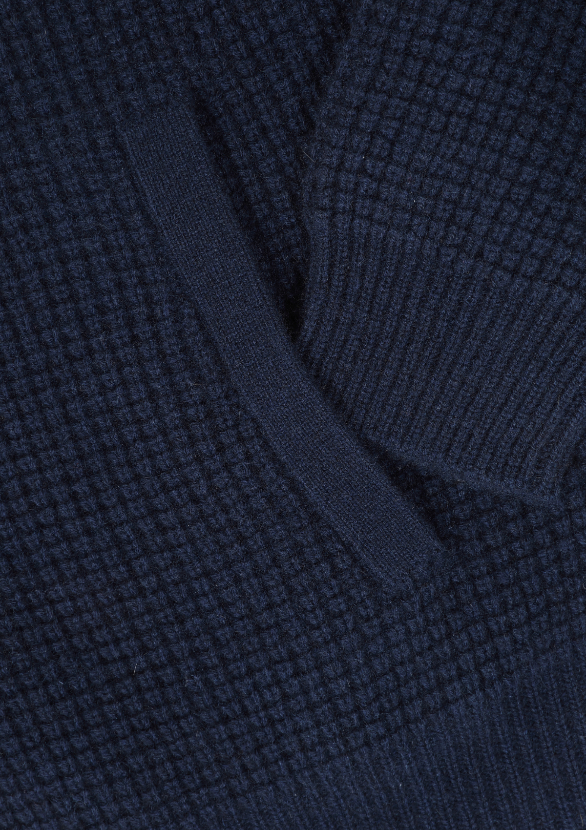 Zip Through Bomber Jacket in Navy Blue