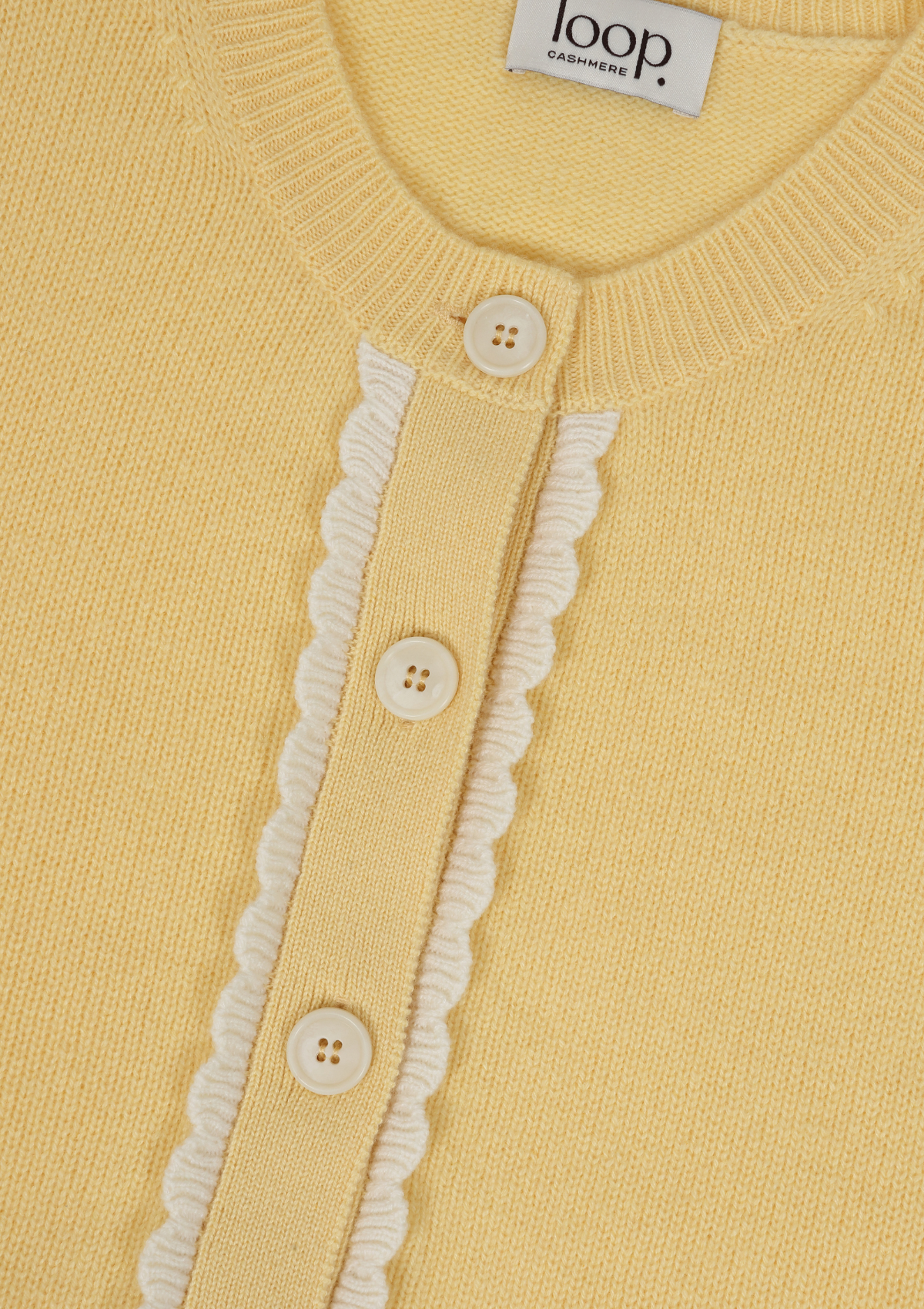 Shell Front Waistcoat in Glow Yellow