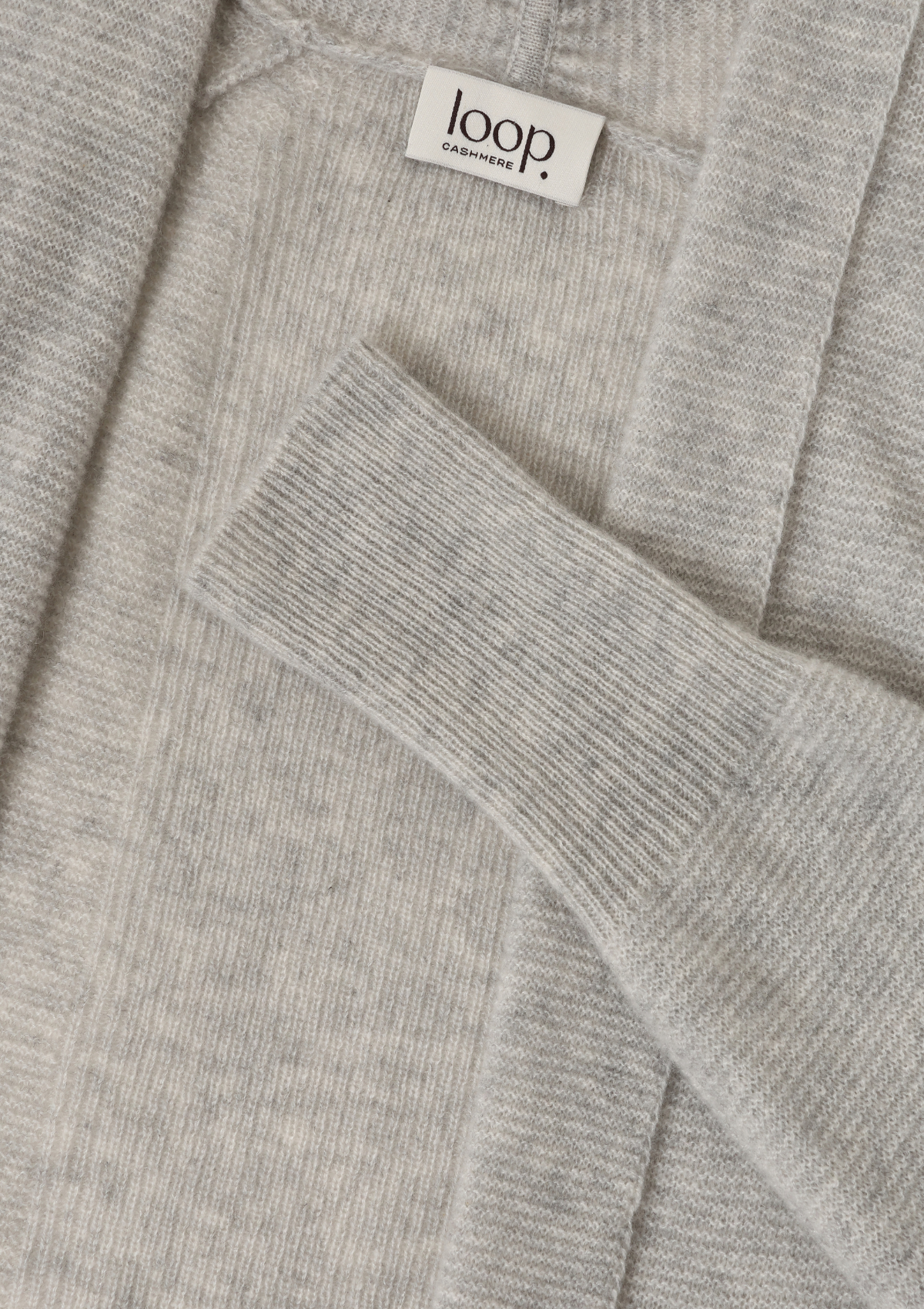 Relaxed Edge to Edge Cardigan in Foggy Grey