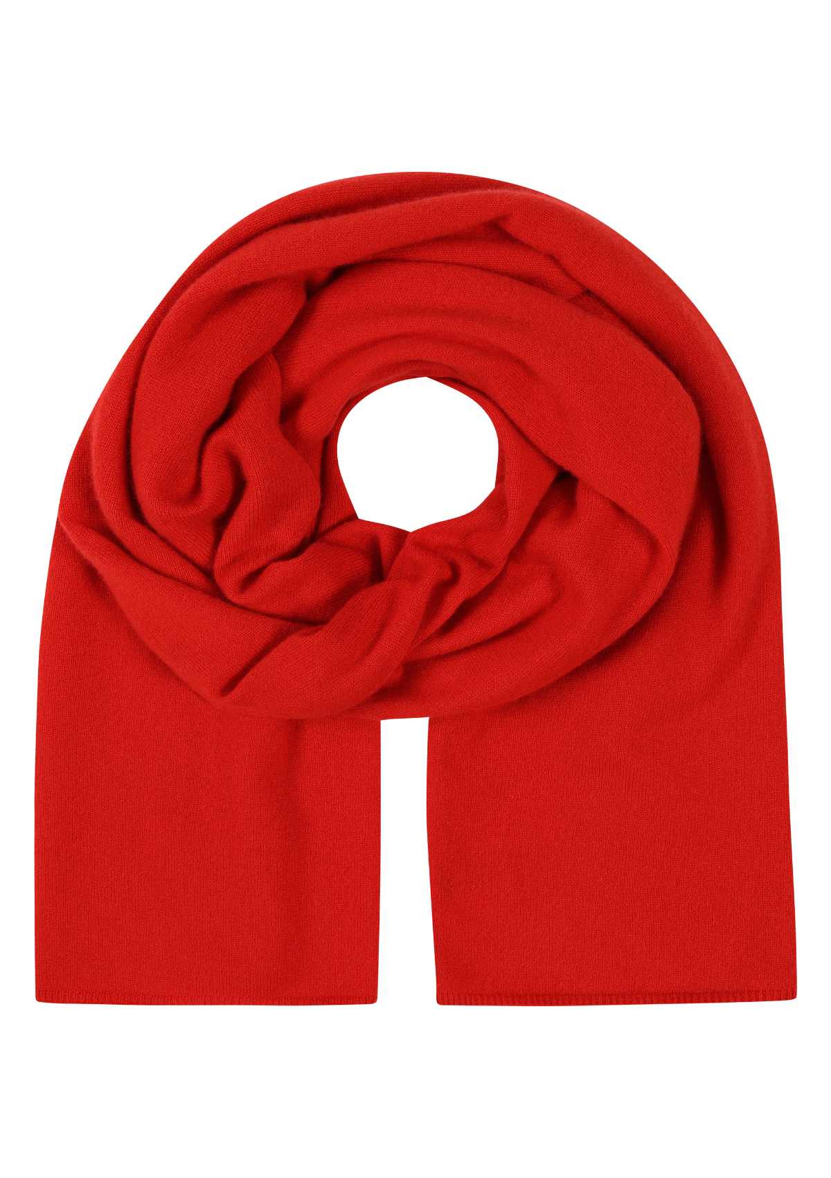 Lofty Cashmere Scarf in Crimson Red