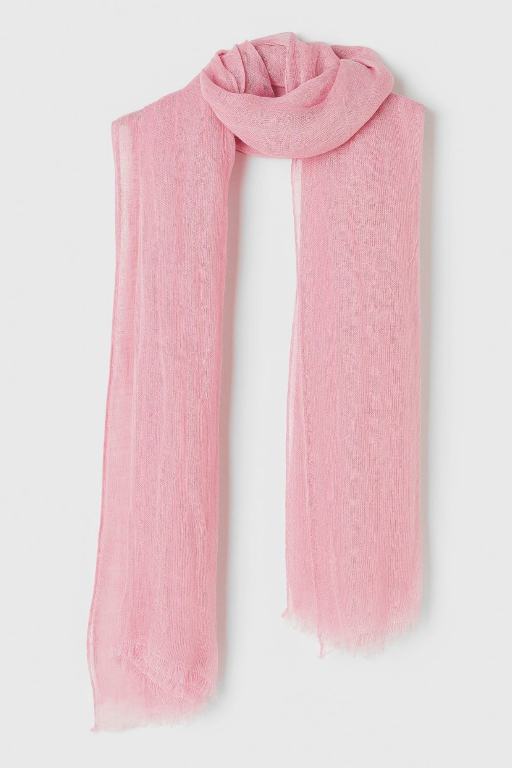 light pink fine scarf