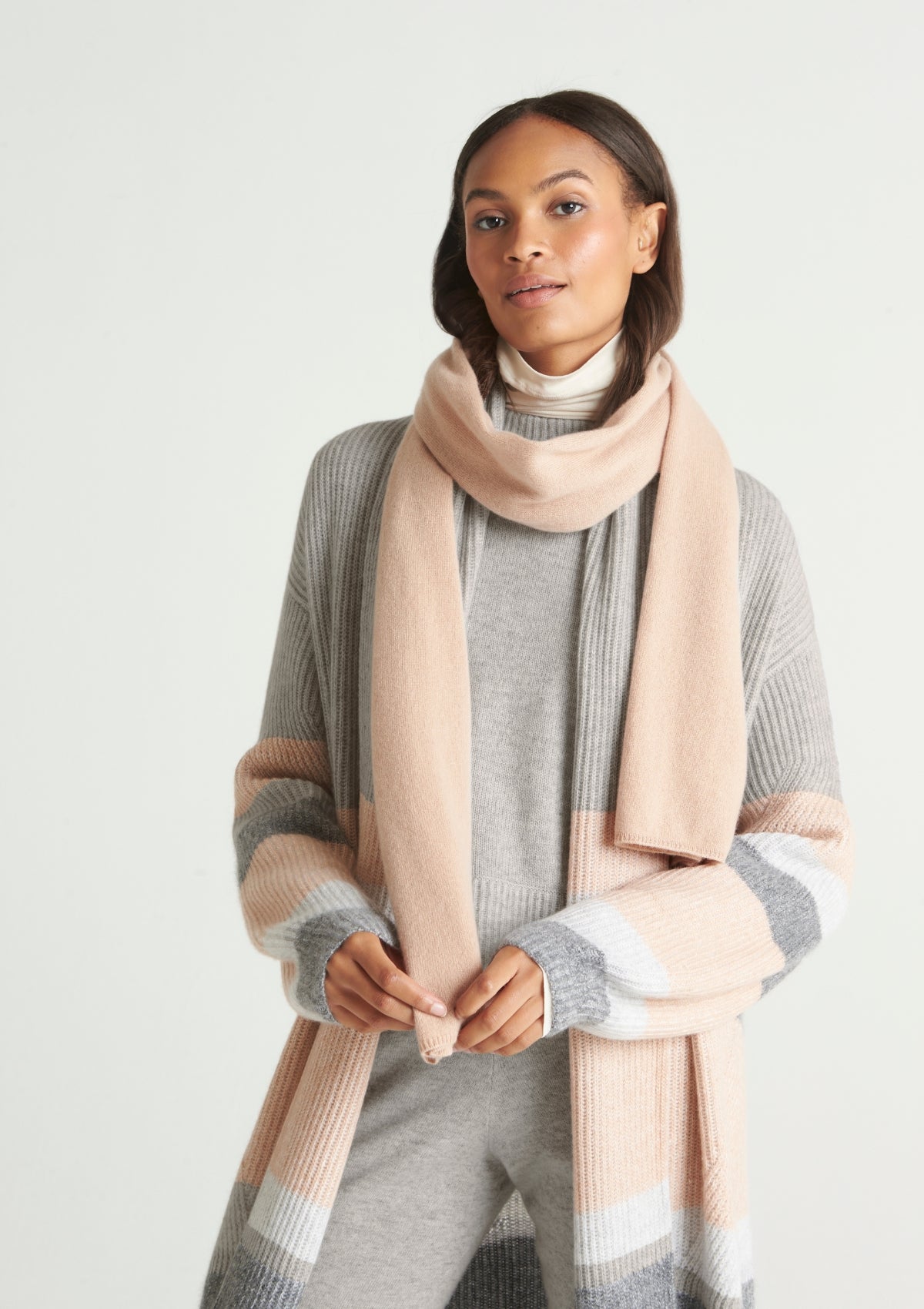 Lofty Cashmere Scarf in Toffee