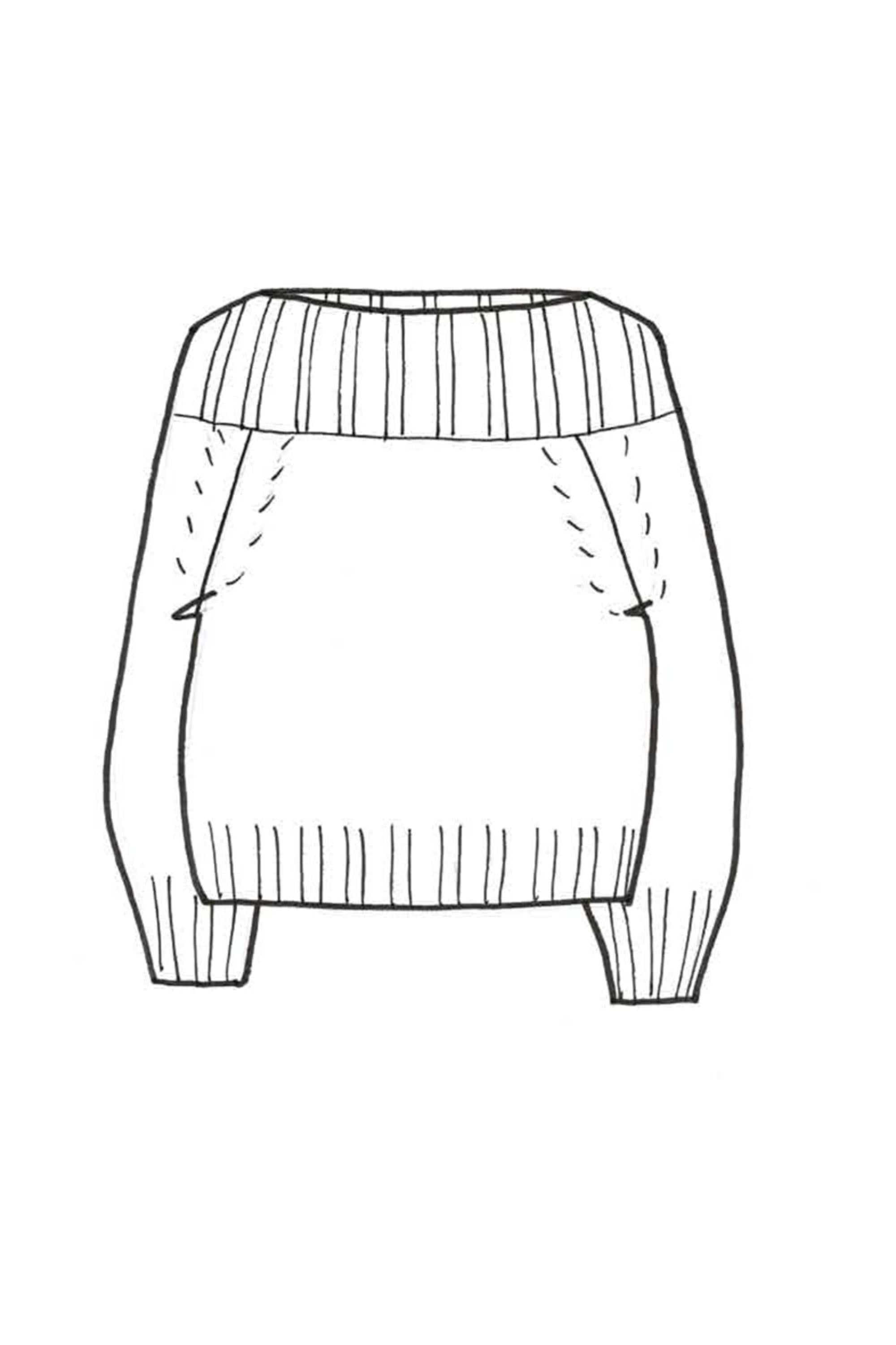 Cashmere Boat Neck Sweater - Made to Order