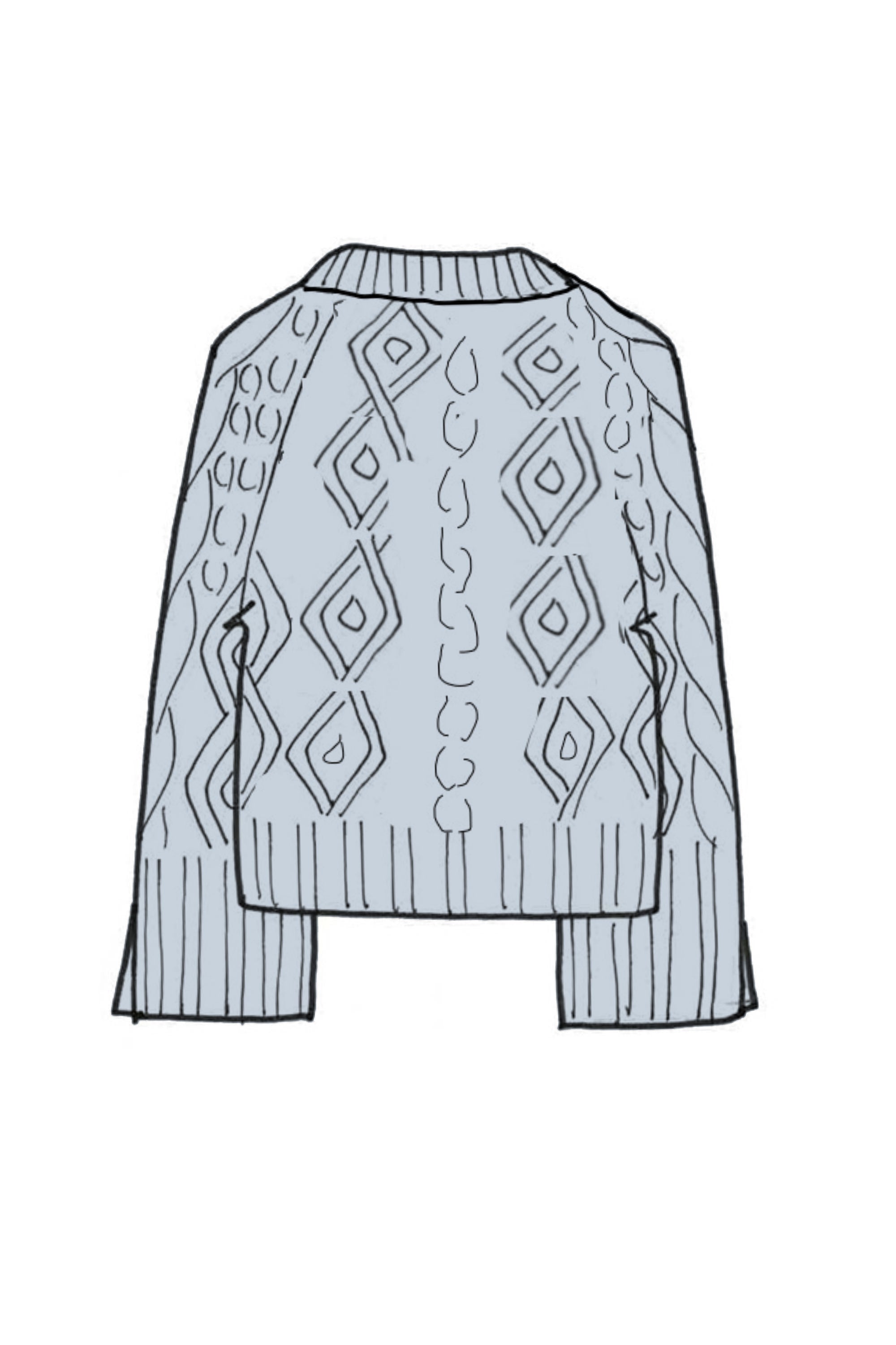 Cashmere Cable Sweater - Made to Order
