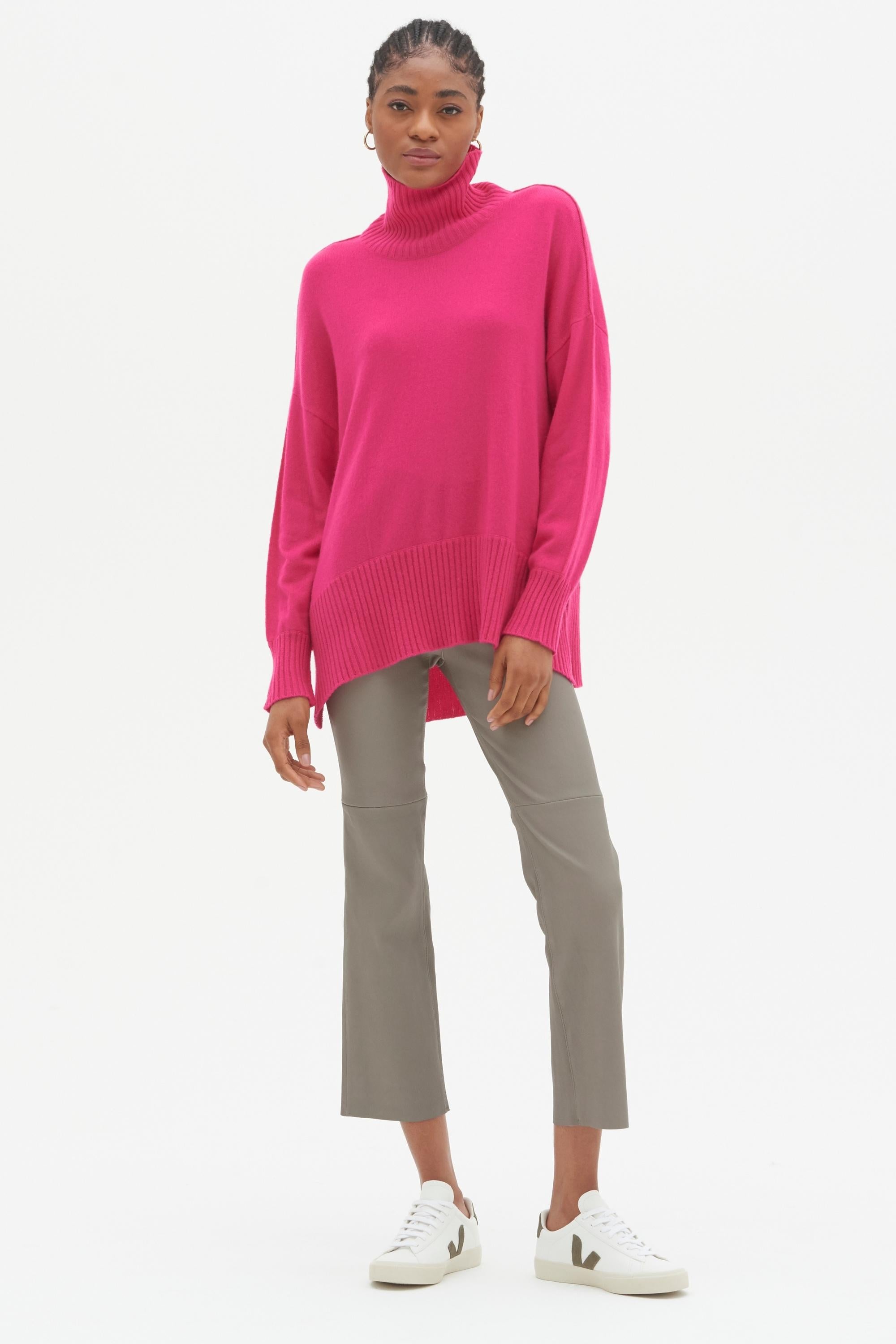 Cashmere polo hotsell neck womens